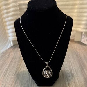 Stunning GingerSnapTeardrop Pendant Necklace